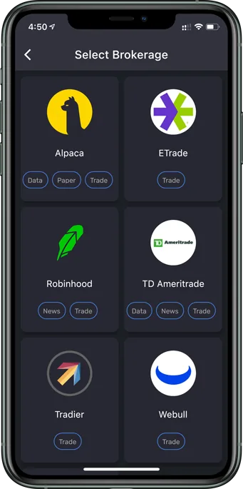Connect Brokerage Account